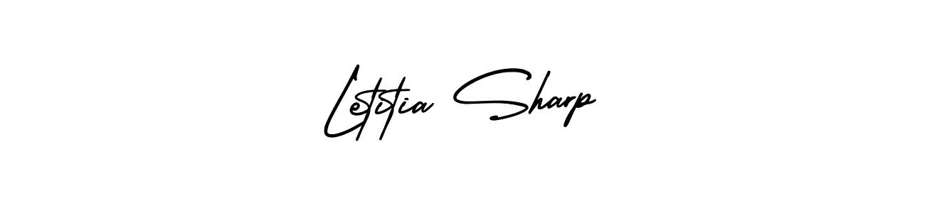 if you are searching for the best signature style for your name Letitia Sharp. so please give up your signature search. here we have designed multiple signature styles  using AmerikaSignatureDemo-Regular. Letitia Sharp signature style 3 images and pictures png