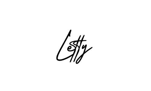 Create a beautiful signature design for name Letty. With this signature (AmerikaSignatureDemo-Regular) fonts, you can make a handwritten signature for free. Letty signature style 3 images and pictures png