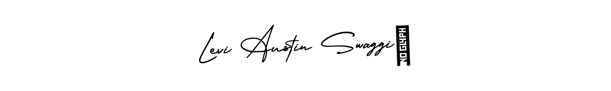 This is the best signature style for the Levi Austin Swaggiń name. Also you like these signature font (AmerikaSignatureDemo-Regular). Mix name signature. Levi Austin Swaggiń signature style 3 images and pictures png