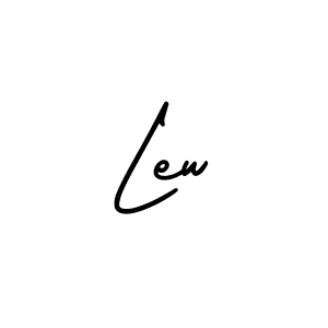 Use a signature maker to create a handwritten signature online. With this signature software, you can design (AmerikaSignatureDemo-Regular) your own signature for name Lew. Lew signature style 3 images and pictures png