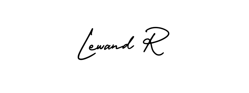 How to make Lewand R signature? AmerikaSignatureDemo-Regular is a professional autograph style. Create handwritten signature for Lewand R name. Lewand R signature style 3 images and pictures png