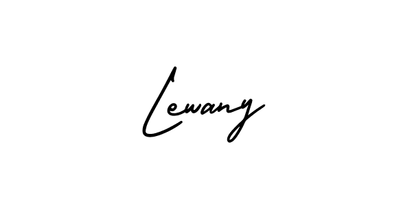 It looks lik you need a new signature style for name Lewany. Design unique handwritten (AmerikaSignatureDemo-Regular) signature with our free signature maker in just a few clicks. Lewany signature style 3 images and pictures png