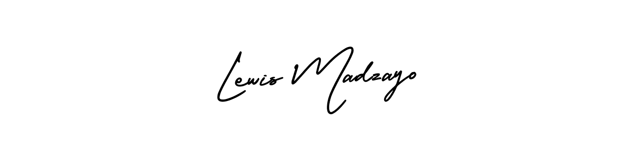 This is the best signature style for the Lewis Madzayo name. Also you like these signature font (AmerikaSignatureDemo-Regular). Mix name signature. Lewis Madzayo signature style 3 images and pictures png