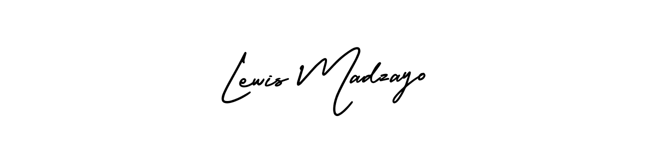 This is the best signature style for the Lewis Madzayo name. Also you like these signature font (AmerikaSignatureDemo-Regular). Mix name signature. Lewis Madzayo signature style 3 images and pictures png