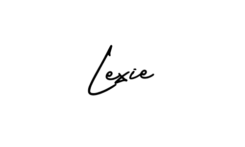 It looks lik you need a new signature style for name Lexie. Design unique handwritten (AmerikaSignatureDemo-Regular) signature with our free signature maker in just a few clicks. Lexie signature style 3 images and pictures png