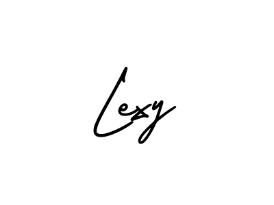 How to Draw Lexy signature style? AmerikaSignatureDemo-Regular is a latest design signature styles for name Lexy. Lexy signature style 3 images and pictures png