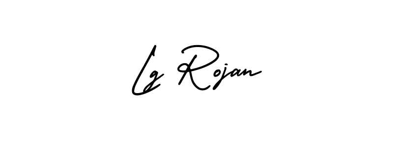 AmerikaSignatureDemo-Regular is a professional signature style that is perfect for those who want to add a touch of class to their signature. It is also a great choice for those who want to make their signature more unique. Get Lg Rojan name to fancy signature for free. Lg Rojan signature style 3 images and pictures png