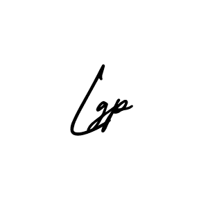 The best way (AmerikaSignatureDemo-Regular) to make a short signature is to pick only two or three words in your name. The name Lgp include a total of six letters. For converting this name. Lgp signature style 3 images and pictures png