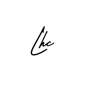 The best way (AmerikaSignatureDemo-Regular) to make a short signature is to pick only two or three words in your name. The name Lhc include a total of six letters. For converting this name. Lhc signature style 3 images and pictures png