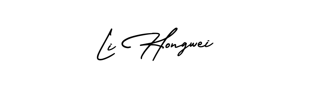 Also You can easily find your signature by using the search form. We will create Li Hongwei name handwritten signature images for you free of cost using AmerikaSignatureDemo-Regular sign style. Li Hongwei signature style 3 images and pictures png