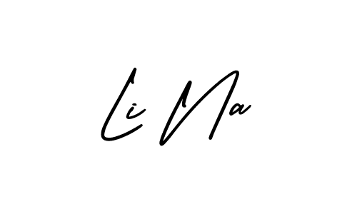 if you are searching for the best signature style for your name Li Na. so please give up your signature search. here we have designed multiple signature styles  using AmerikaSignatureDemo-Regular. Li Na signature style 3 images and pictures png