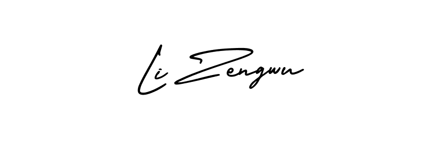 Best and Professional Signature Style for Li Zengwu. AmerikaSignatureDemo-Regular Best Signature Style Collection. Li Zengwu signature style 3 images and pictures png