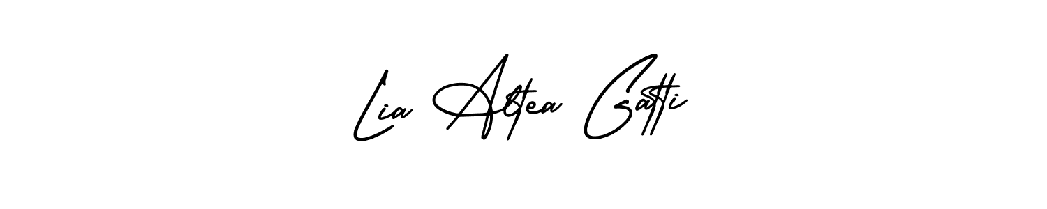 This is the best signature style for the Lia Altea Gatti name. Also you like these signature font (AmerikaSignatureDemo-Regular). Mix name signature. Lia Altea Gatti signature style 3 images and pictures png