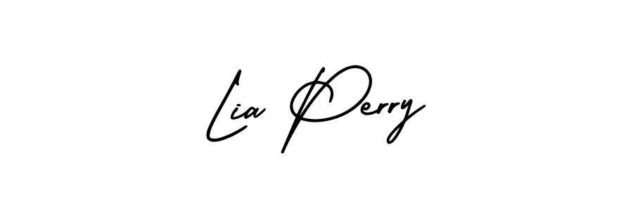 Also You can easily find your signature by using the search form. We will create Lia Perry name handwritten signature images for you free of cost using AmerikaSignatureDemo-Regular sign style. Lia Perry signature style 3 images and pictures png