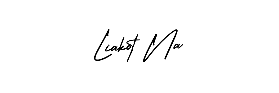 How to Draw Liakot Na signature style? AmerikaSignatureDemo-Regular is a latest design signature styles for name Liakot Na. Liakot Na signature style 3 images and pictures png