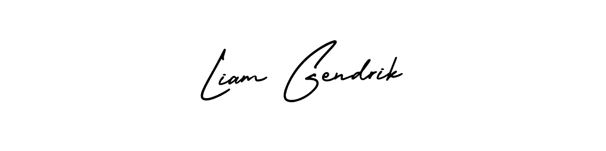Make a short Liam Gendrik signature style. Manage your documents anywhere anytime using AmerikaSignatureDemo-Regular. Create and add eSignatures, submit forms, share and send files easily. Liam Gendrik signature style 3 images and pictures png