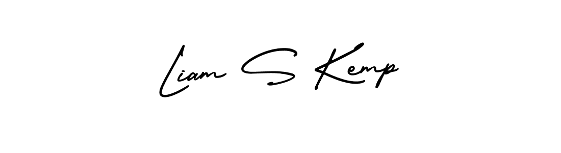 How to make Liam S Kemp signature? AmerikaSignatureDemo-Regular is a professional autograph style. Create handwritten signature for Liam S Kemp name. Liam S Kemp signature style 3 images and pictures png