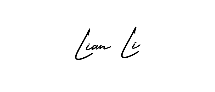 AmerikaSignatureDemo-Regular is a professional signature style that is perfect for those who want to add a touch of class to their signature. It is also a great choice for those who want to make their signature more unique. Get Lian Li name to fancy signature for free. Lian Li signature style 3 images and pictures png