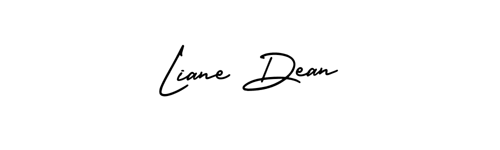This is the best signature style for the Liane Dean name. Also you like these signature font (AmerikaSignatureDemo-Regular). Mix name signature. Liane Dean signature style 3 images and pictures png