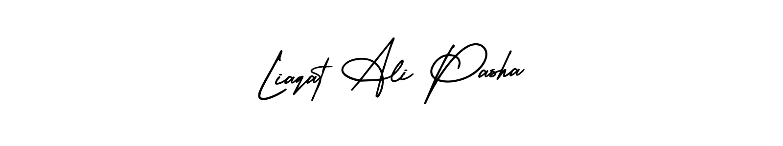 Liaqat Ali Pasha stylish signature style. Best Handwritten Sign (AmerikaSignatureDemo-Regular) for my name. Handwritten Signature Collection Ideas for my name Liaqat Ali Pasha. Liaqat Ali Pasha signature style 3 images and pictures png