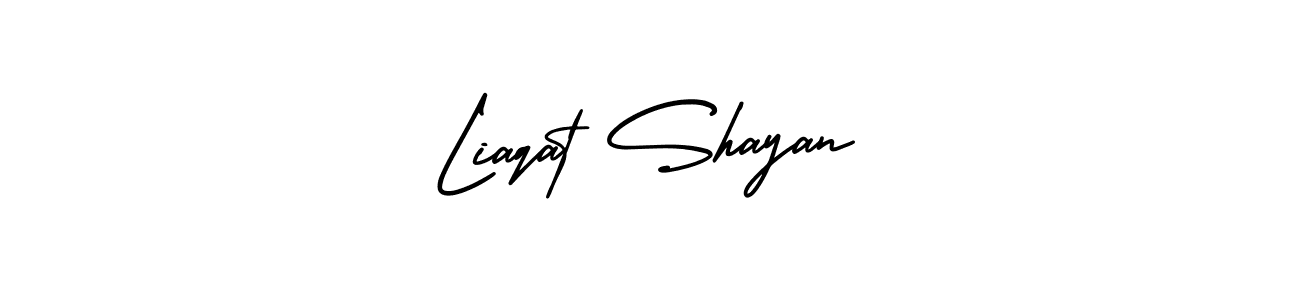 Create a beautiful signature design for name Liaqat Shayan. With this signature (AmerikaSignatureDemo-Regular) fonts, you can make a handwritten signature for free. Liaqat Shayan signature style 3 images and pictures png