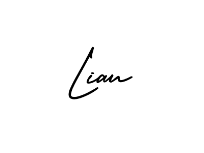 Create a beautiful signature design for name Liau. With this signature (AmerikaSignatureDemo-Regular) fonts, you can make a handwritten signature for free. Liau signature style 3 images and pictures png