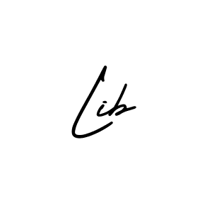 The best way (AmerikaSignatureDemo-Regular) to make a short signature is to pick only two or three words in your name. The name Lib include a total of six letters. For converting this name. Lib signature style 3 images and pictures png