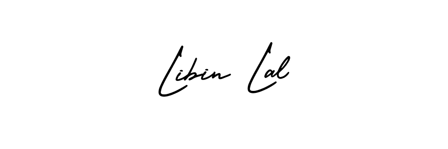 AmerikaSignatureDemo-Regular is a professional signature style that is perfect for those who want to add a touch of class to their signature. It is also a great choice for those who want to make their signature more unique. Get Libin Lal name to fancy signature for free. Libin Lal signature style 3 images and pictures png