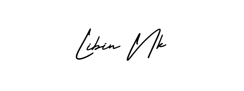 Also we have Libin Nk name is the best signature style. Create professional handwritten signature collection using AmerikaSignatureDemo-Regular autograph style. Libin Nk signature style 3 images and pictures png