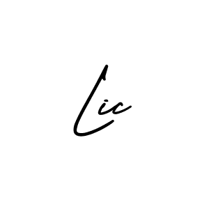 How to make Lic signature? AmerikaSignatureDemo-Regular is a professional autograph style. Create handwritten signature for Lic name. Lic signature style 3 images and pictures png