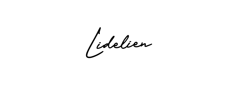 Create a beautiful signature design for name Lidelien. With this signature (AmerikaSignatureDemo-Regular) fonts, you can make a handwritten signature for free. Lidelien signature style 3 images and pictures png