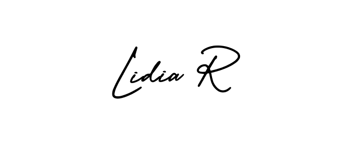 Make a beautiful signature design for name Lidia R. Use this online signature maker to create a handwritten signature for free. Lidia R signature style 3 images and pictures png