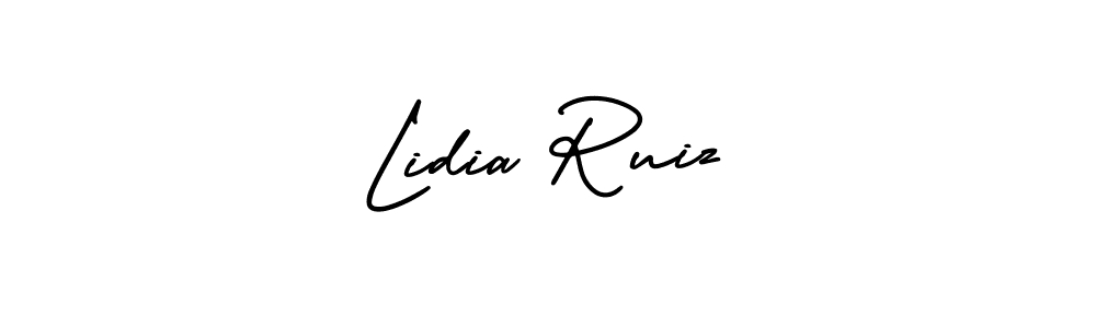 It looks lik you need a new signature style for name Lidia Ruiz. Design unique handwritten (AmerikaSignatureDemo-Regular) signature with our free signature maker in just a few clicks. Lidia Ruiz signature style 3 images and pictures png