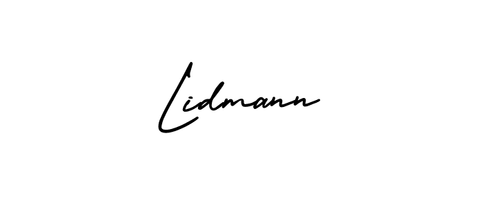 Lidmann stylish signature style. Best Handwritten Sign (AmerikaSignatureDemo-Regular) for my name. Handwritten Signature Collection Ideas for my name Lidmann. Lidmann signature style 3 images and pictures png