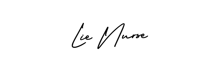 It looks lik you need a new signature style for name Lie Nurse. Design unique handwritten (AmerikaSignatureDemo-Regular) signature with our free signature maker in just a few clicks. Lie Nurse signature style 3 images and pictures png