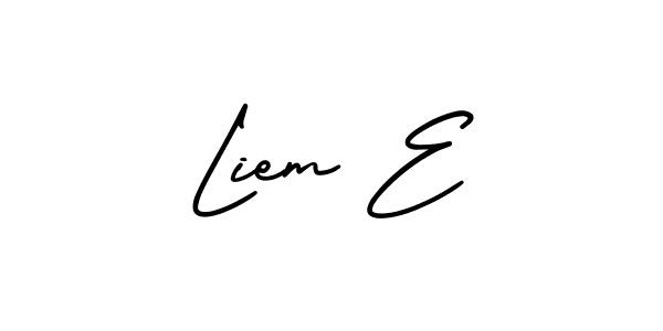 Also You can easily find your signature by using the search form. We will create Liem E name handwritten signature images for you free of cost using AmerikaSignatureDemo-Regular sign style. Liem E signature style 3 images and pictures png