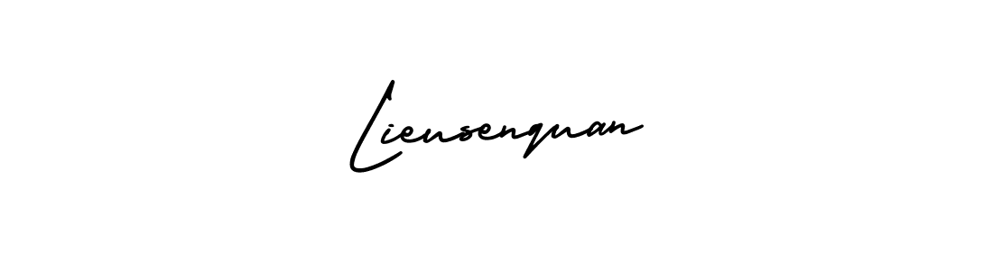 Also we have Lieusenquan name is the best signature style. Create professional handwritten signature collection using AmerikaSignatureDemo-Regular autograph style. Lieusenquan signature style 3 images and pictures png
