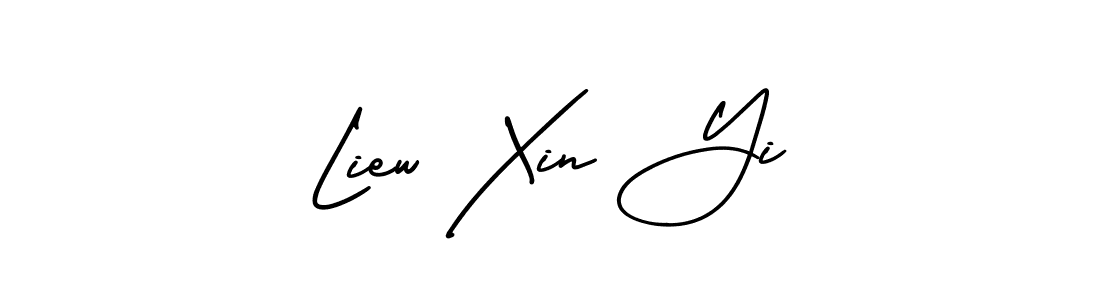 Create a beautiful signature design for name Liew Xin Yi. With this signature (AmerikaSignatureDemo-Regular) fonts, you can make a handwritten signature for free. Liew Xin Yi signature style 3 images and pictures png