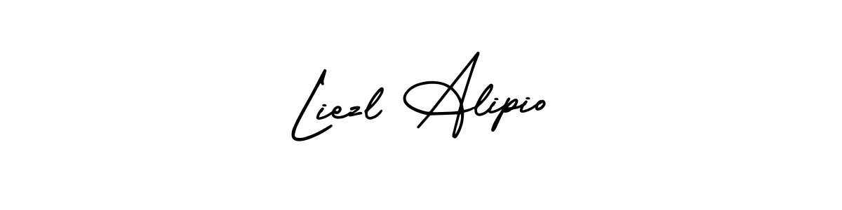 Create a beautiful signature design for name Liezl Alipio. With this signature (AmerikaSignatureDemo-Regular) fonts, you can make a handwritten signature for free. Liezl Alipio signature style 3 images and pictures png