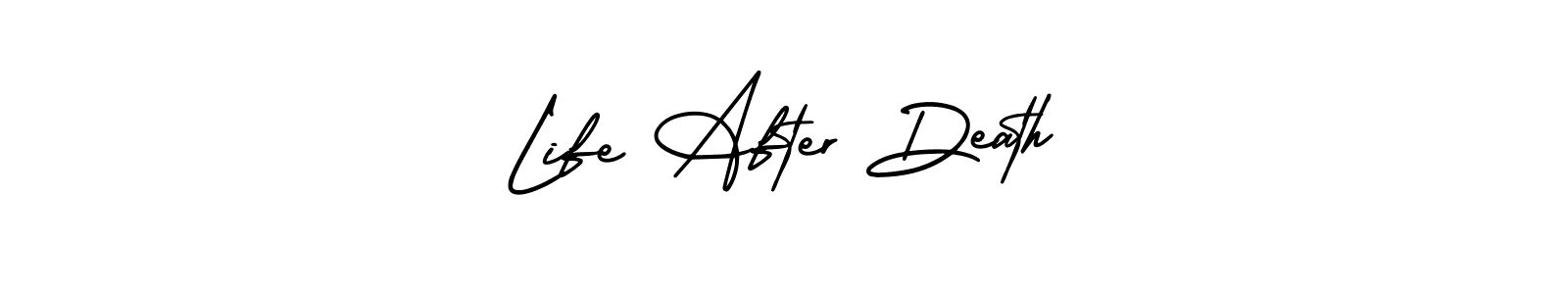 Also we have Life After Death name is the best signature style. Create professional handwritten signature collection using AmerikaSignatureDemo-Regular autograph style. Life After Death signature style 3 images and pictures png