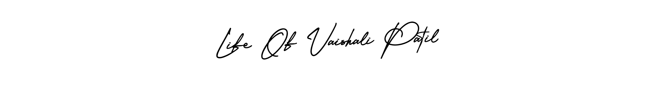 How to Draw Life Of Vaishali Patil signature style? AmerikaSignatureDemo-Regular is a latest design signature styles for name Life Of Vaishali Patil. Life Of Vaishali Patil signature style 3 images and pictures png