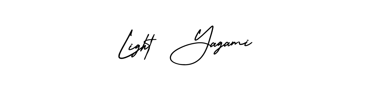 Create a beautiful signature design for name Light  Yagami. With this signature (AmerikaSignatureDemo-Regular) fonts, you can make a handwritten signature for free. Light  Yagami signature style 3 images and pictures png