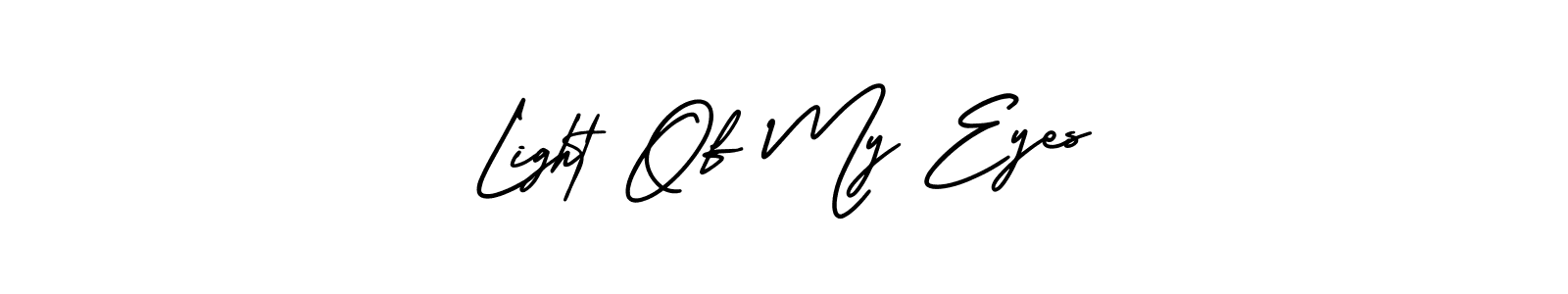 Design your own signature with our free online signature maker. With this signature software, you can create a handwritten (AmerikaSignatureDemo-Regular) signature for name Light Of My Eyes. Light Of My Eyes signature style 3 images and pictures png