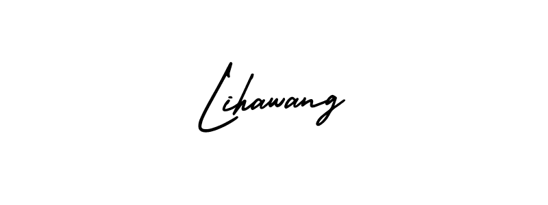 This is the best signature style for the Lihawang name. Also you like these signature font (AmerikaSignatureDemo-Regular). Mix name signature. Lihawang signature style 3 images and pictures png