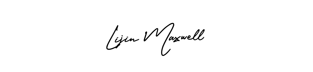 Use a signature maker to create a handwritten signature online. With this signature software, you can design (AmerikaSignatureDemo-Regular) your own signature for name Lijin Maxwell. Lijin Maxwell signature style 3 images and pictures png