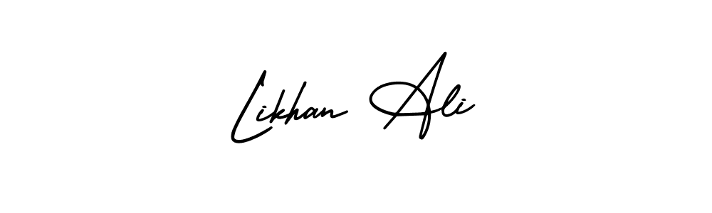 Also You can easily find your signature by using the search form. We will create Likhan Ali name handwritten signature images for you free of cost using AmerikaSignatureDemo-Regular sign style. Likhan Ali signature style 3 images and pictures png