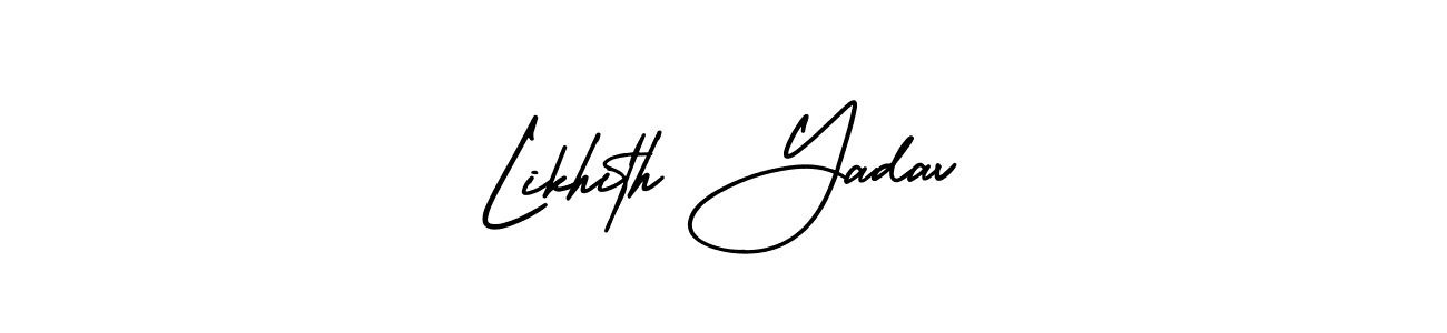 Here are the top 10 professional signature styles for the name Likhith Yadav. These are the best autograph styles you can use for your name. Likhith Yadav signature style 3 images and pictures png