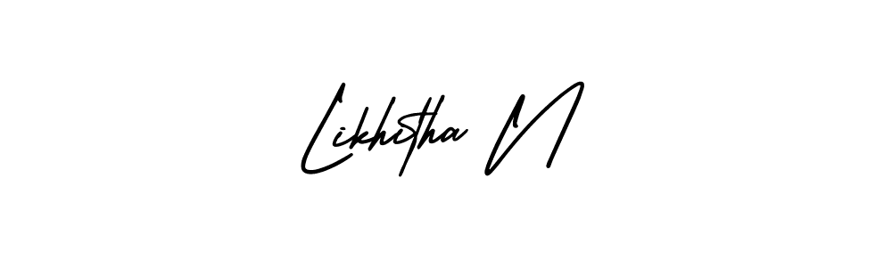 Once you've used our free online signature maker to create your best signature AmerikaSignatureDemo-Regular style, it's time to enjoy all of the benefits that Likhitha N name signing documents. Likhitha N signature style 3 images and pictures png