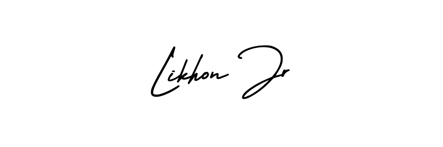You can use this online signature creator to create a handwritten signature for the name Likhon Jr. This is the best online autograph maker. Likhon Jr signature style 3 images and pictures png