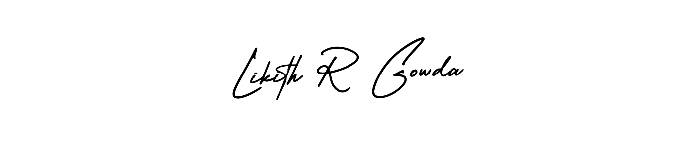 Once you've used our free online signature maker to create your best signature AmerikaSignatureDemo-Regular style, it's time to enjoy all of the benefits that Likith R Gowda name signing documents. Likith R Gowda signature style 3 images and pictures png